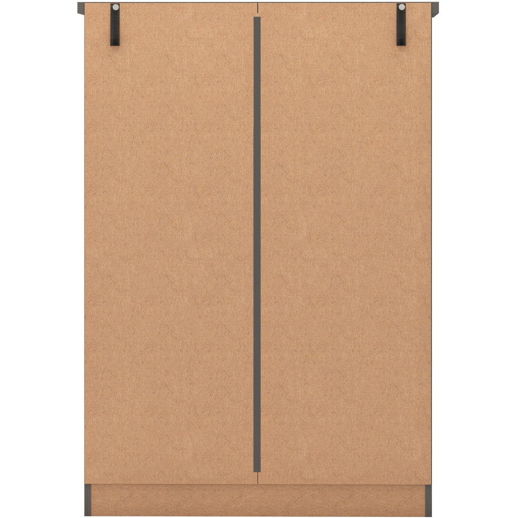 Nevada 3+2 Drawer Chest - 3D Effect Grey