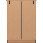 Nevada 3+2 Drawer Chest - 3D Effect Grey