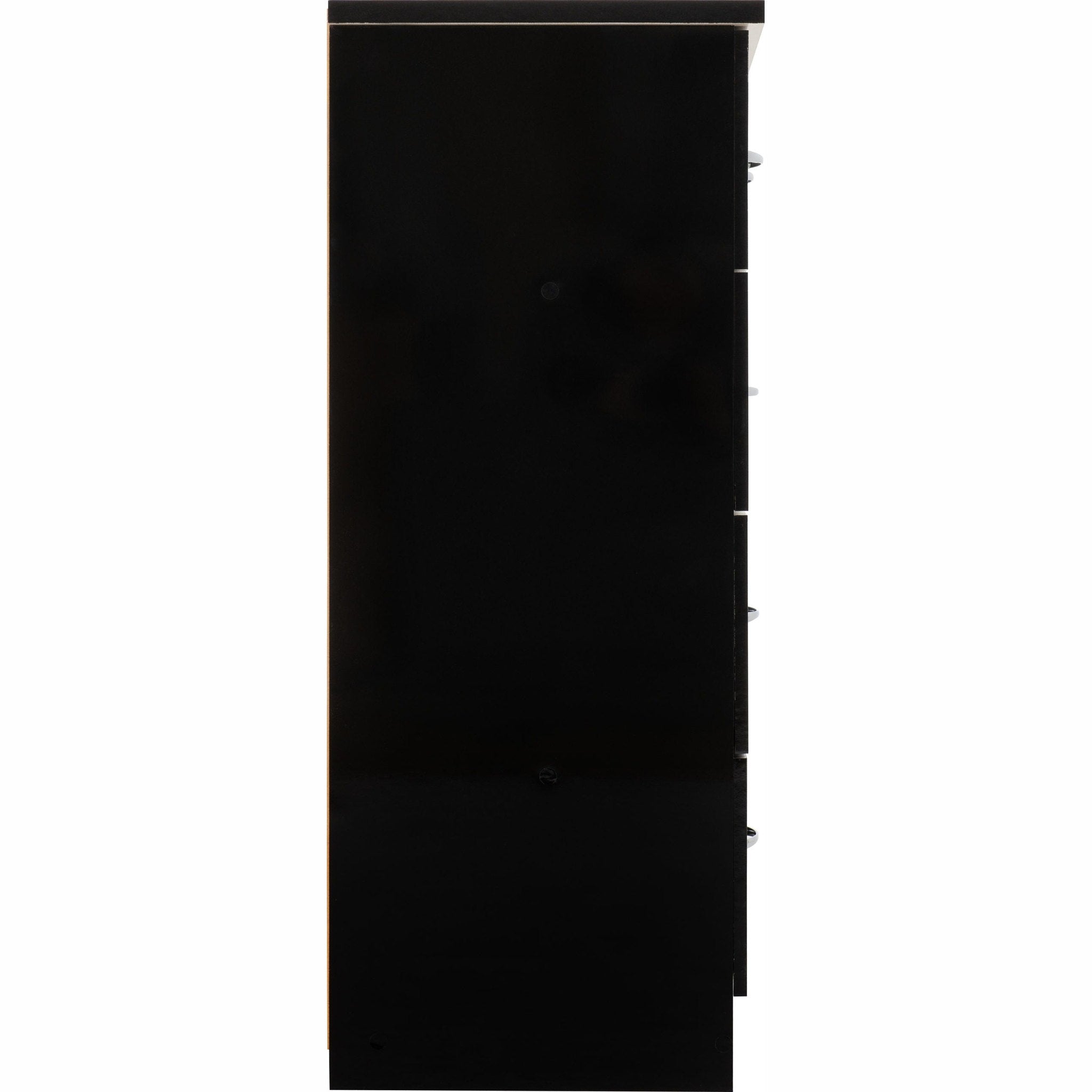 Nevada 3+2 Drawer Chest - Black Gloss