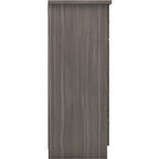 Nevada 3+2 Drawer Chest - Black Wood Grain