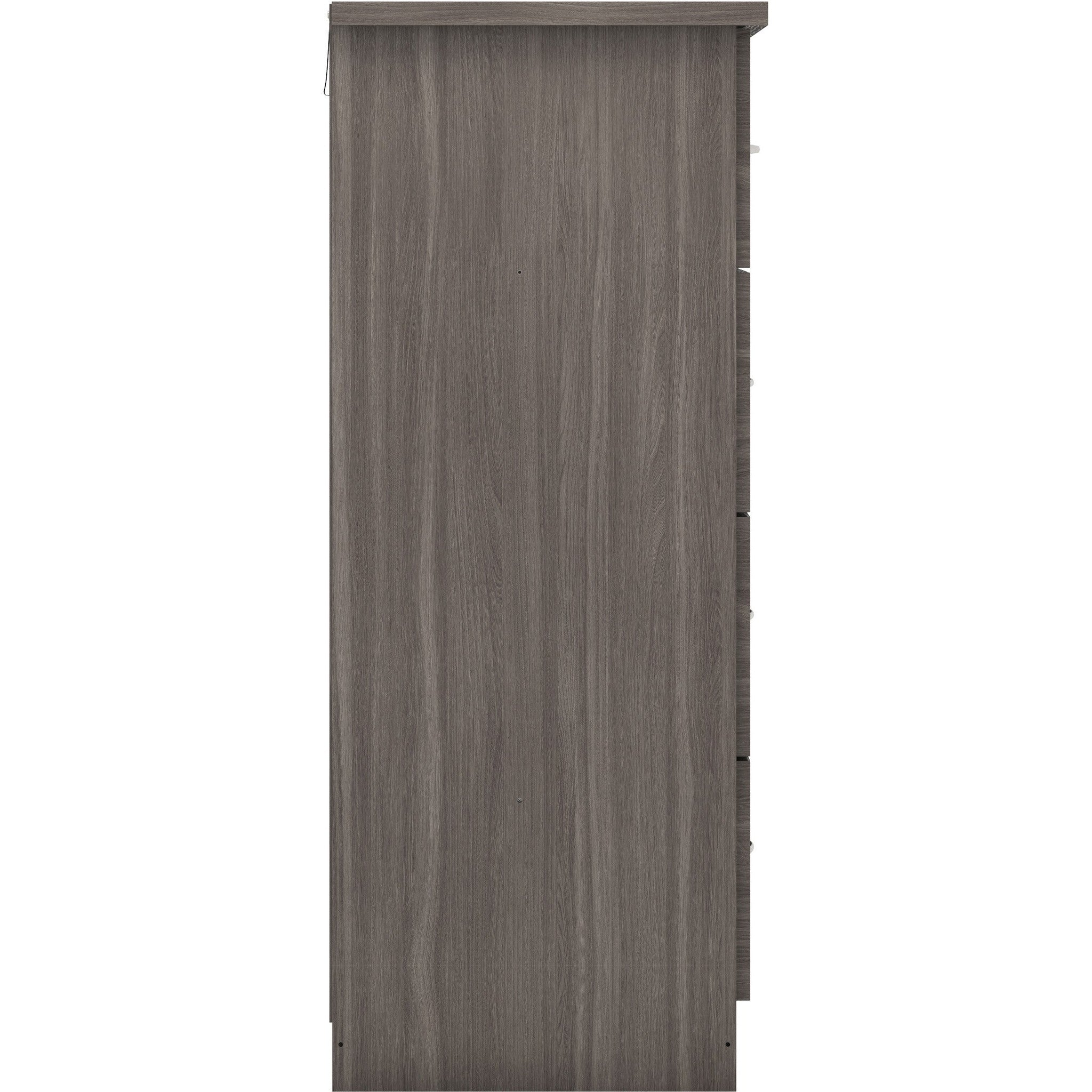 Nevada 3+2 Drawer Chest - Black Wood Grain