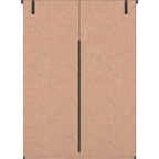 Nevada 3+2 Drawer Chest - Black Wood Grain