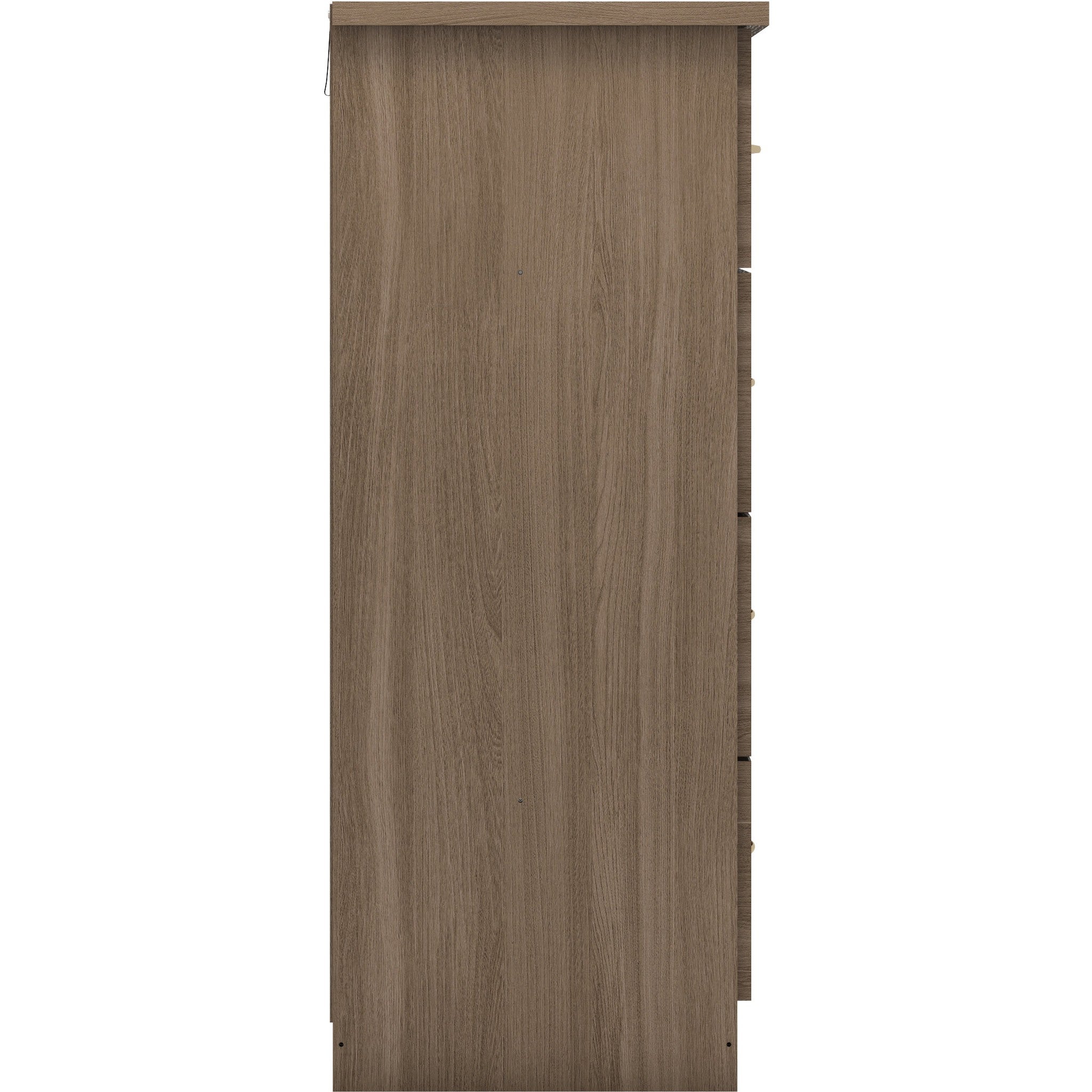 Nevada 3+2 Drawer Chest - Rustic Oak Effect