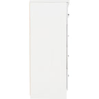 Nevada 3+2 Drawer Chest - White Gloss