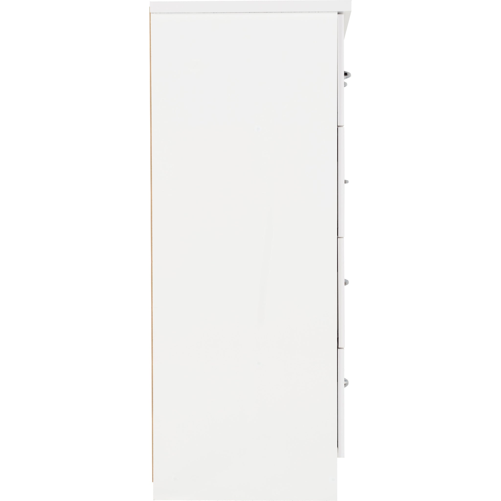 Nevada 3+2 Drawer Chest - White Gloss