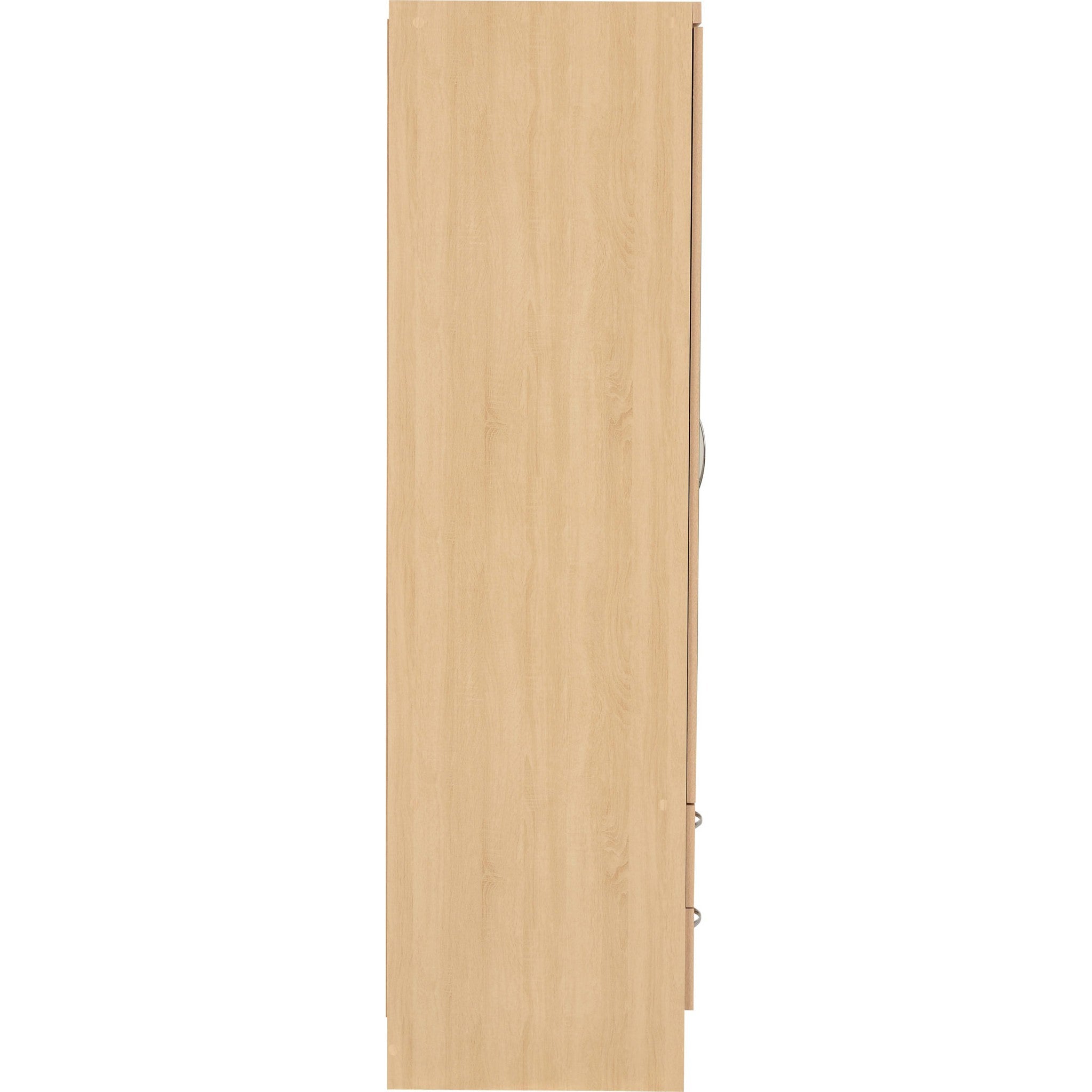 Nevada 4 Door 2 Drawer Wardrobe - Sonoma Oak Effect