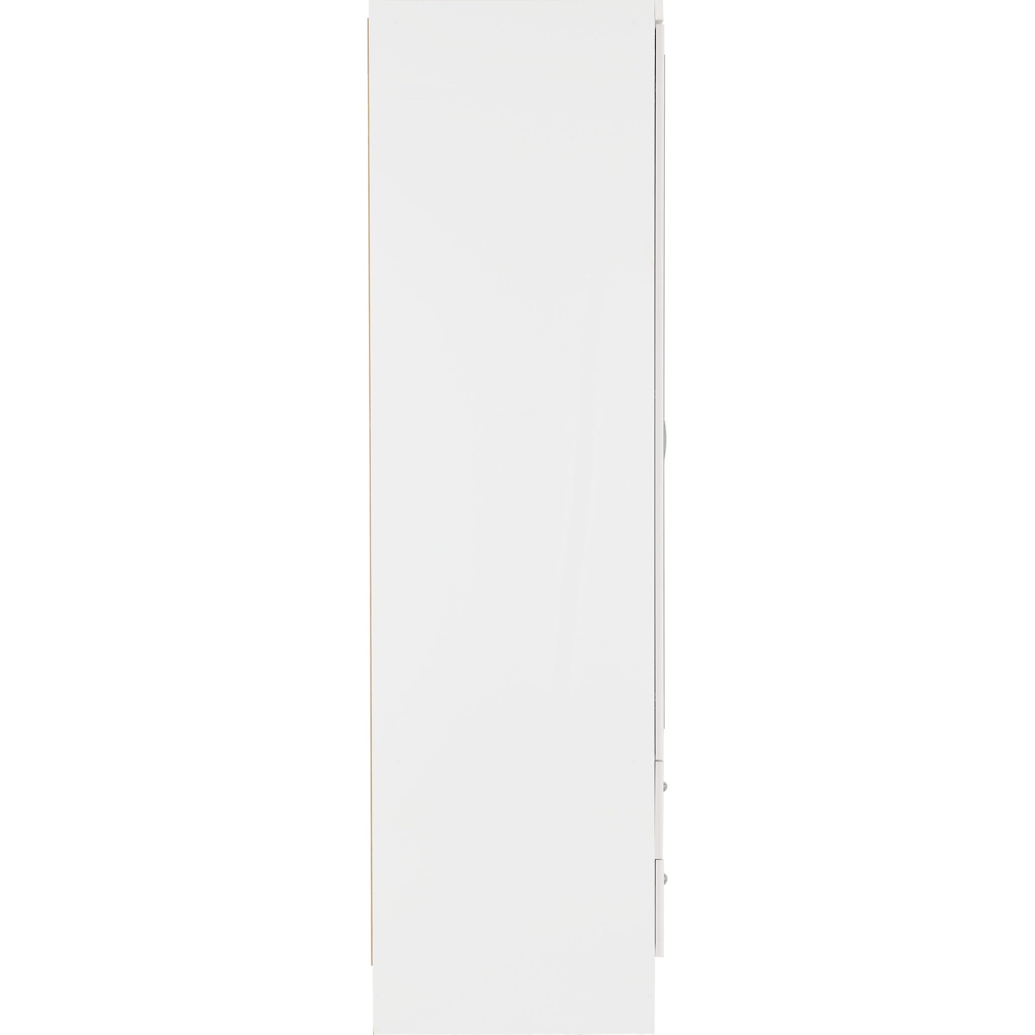 Nevada 4 Door 2 Drawer Wardrobe - White Gloss