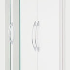 Nevada 4 Door 2 Drawer Wardrobe - White Gloss