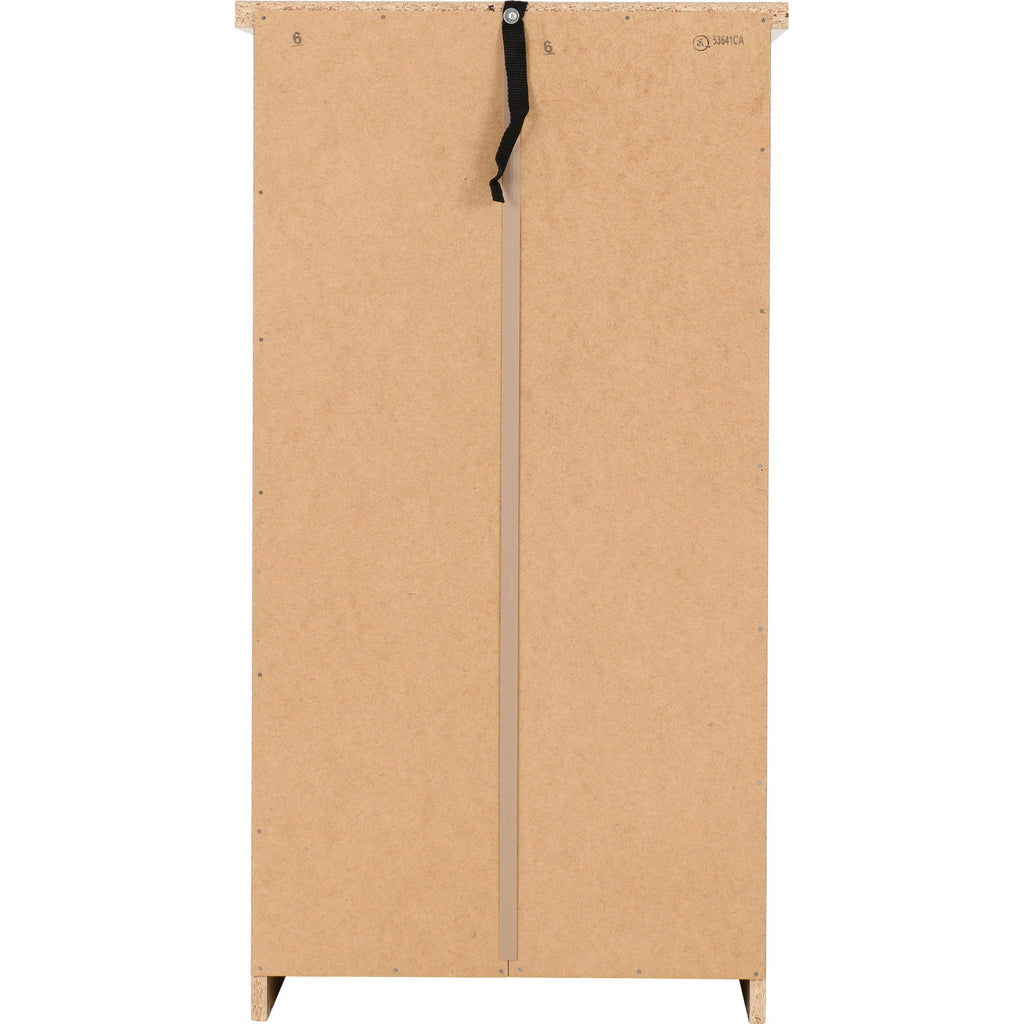 Nevada 5 Drawer Narrow Chest - Sonoma Oak Effect