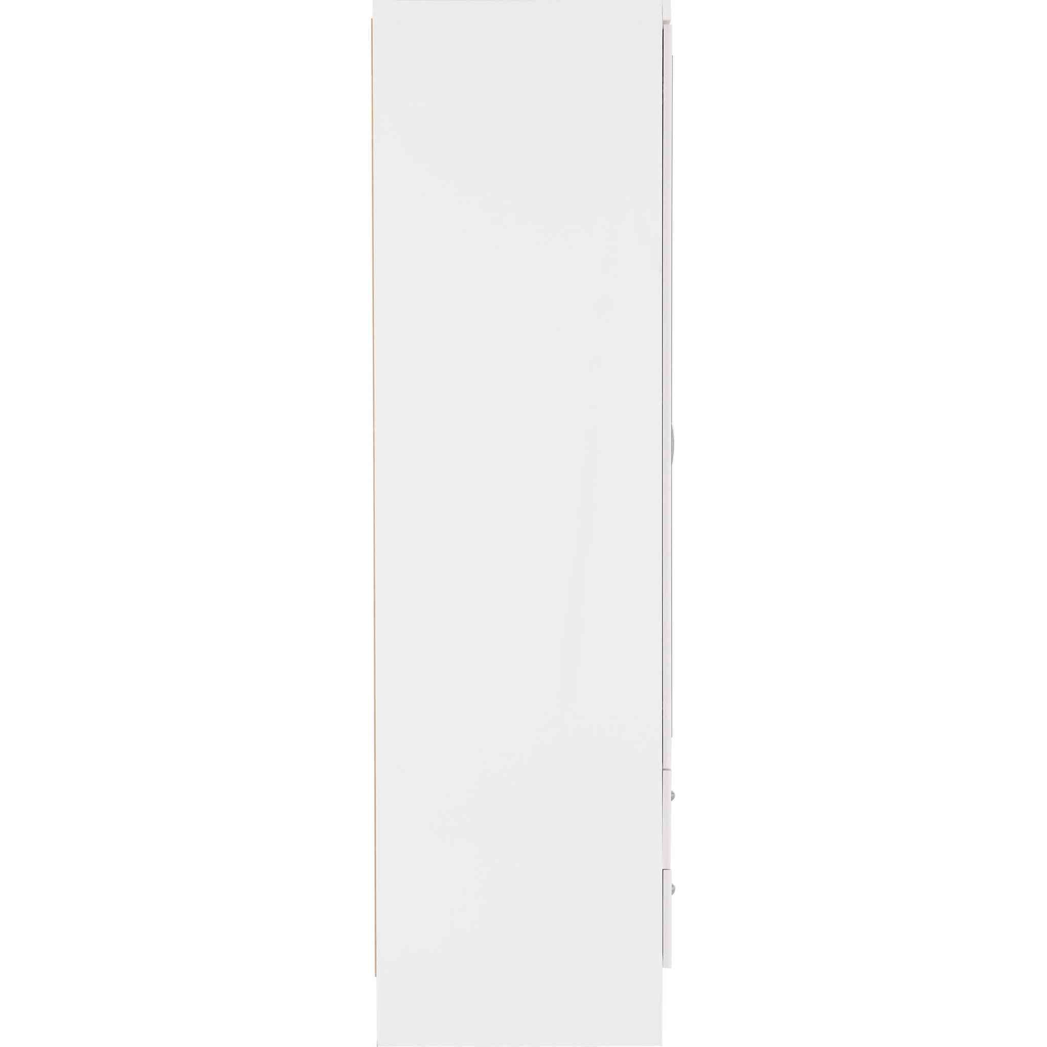 Nevada 6 Door 2 Drawer Wardrobe - White Gloss