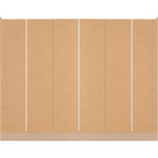 Nevada 6 Door 2 Drawer Wardrobe - White Gloss