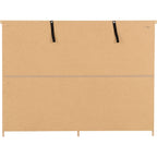 Nevada 6 Drawer Chest - Grey Gloss/Light Oak Effect Veneer