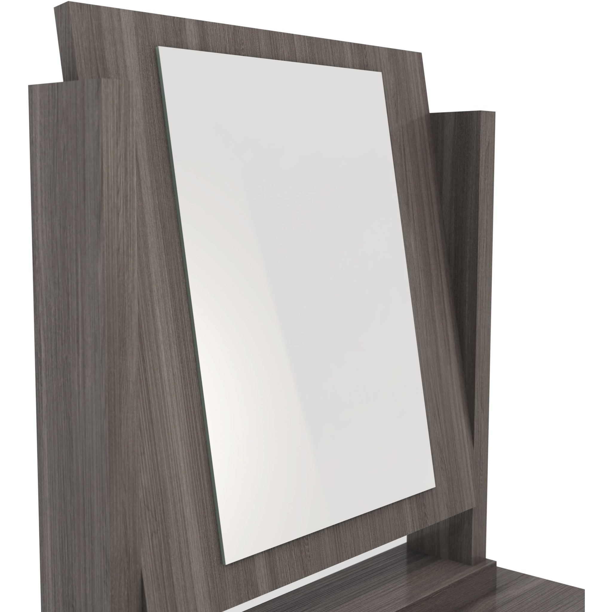 Nevada Dressing Table Set - Black Wood Grain