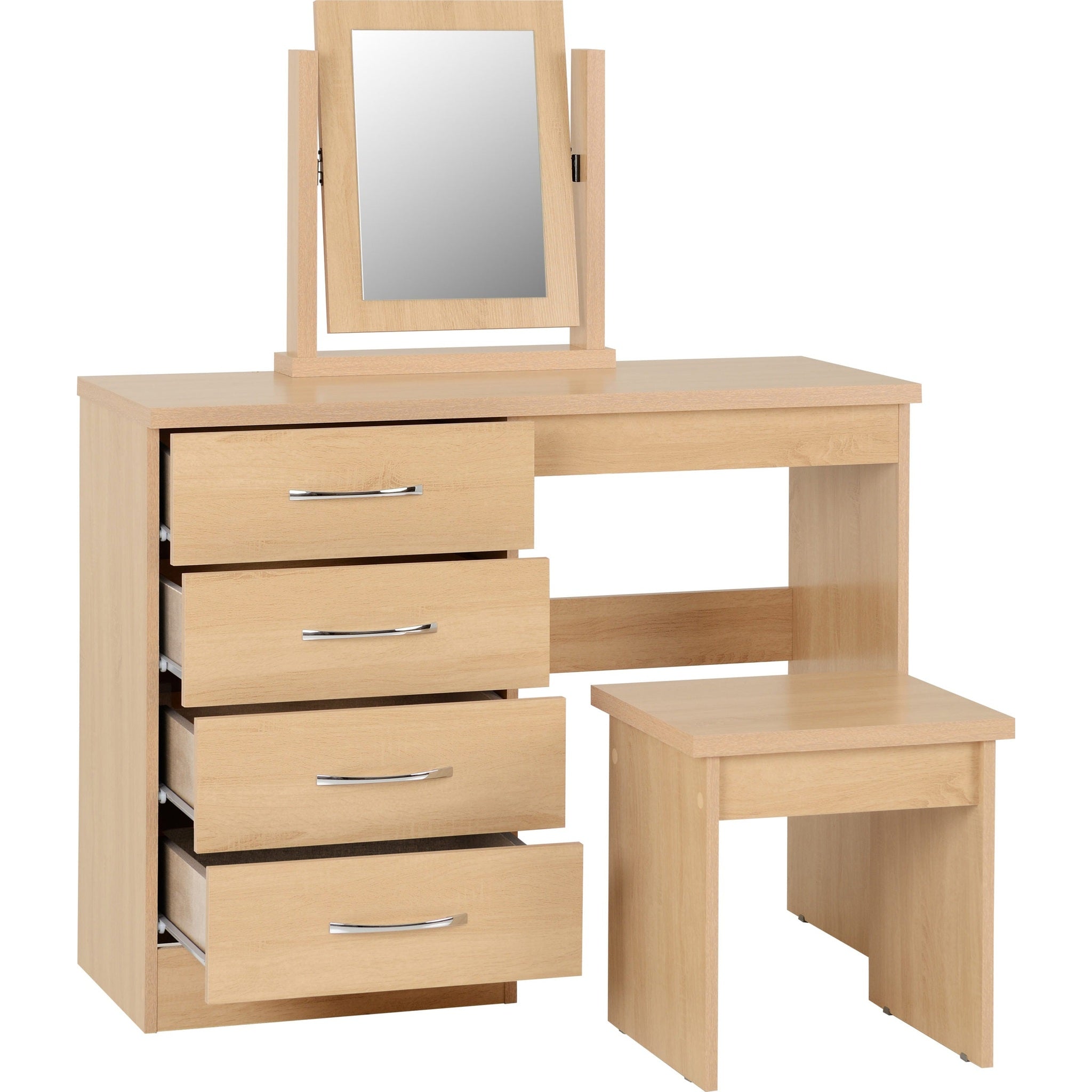 Nevada Dressing Table Set - Sonoma Oak Effect