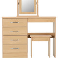 Nevada Dressing Table Set - Sonoma Oak Effect