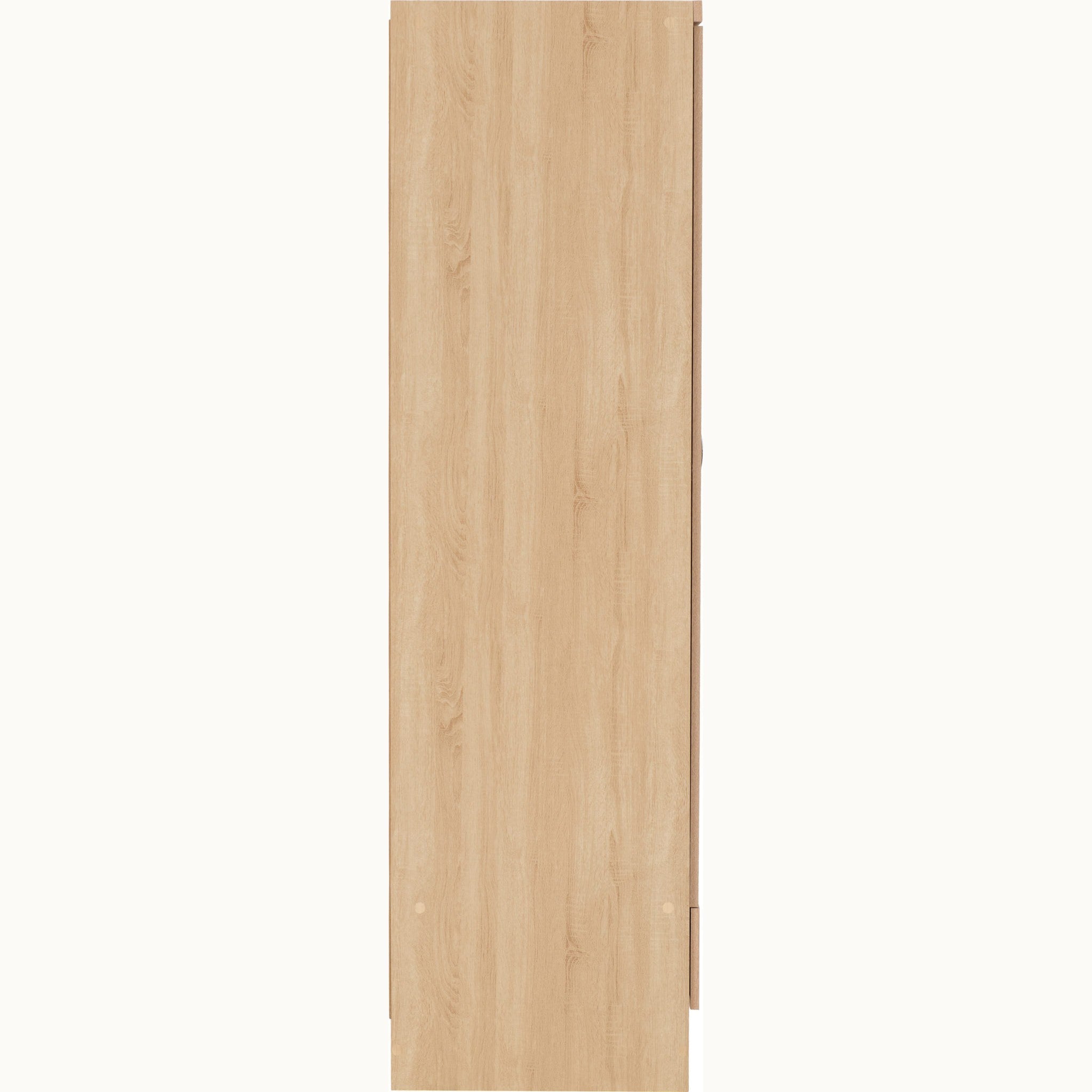 Nevada Mirrored 2 Door Wardrobe - Sonoma Oak Effect