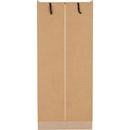 Nevada Mirrored 2 Door Wardrobe - Sonoma Oak Effect