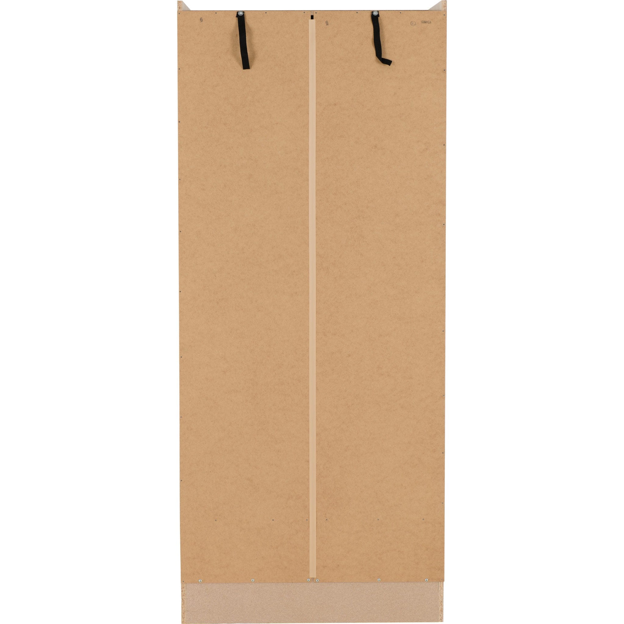 Nevada Mirrored 2 Door Wardrobe - Sonoma Oak Effect