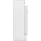 Nevada Petite Open Shelf Wardrobe - White Gloss