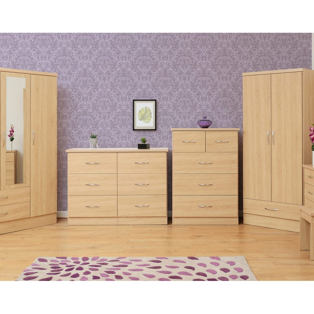 Nevada 3 Drawer Bedside - Sonoma Oak Effect