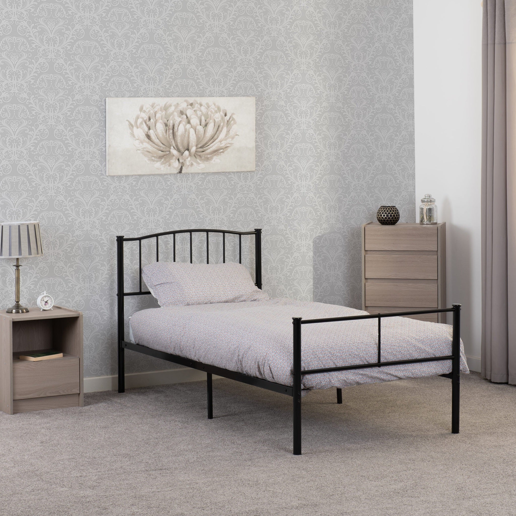 Newton 3' Bed - Black