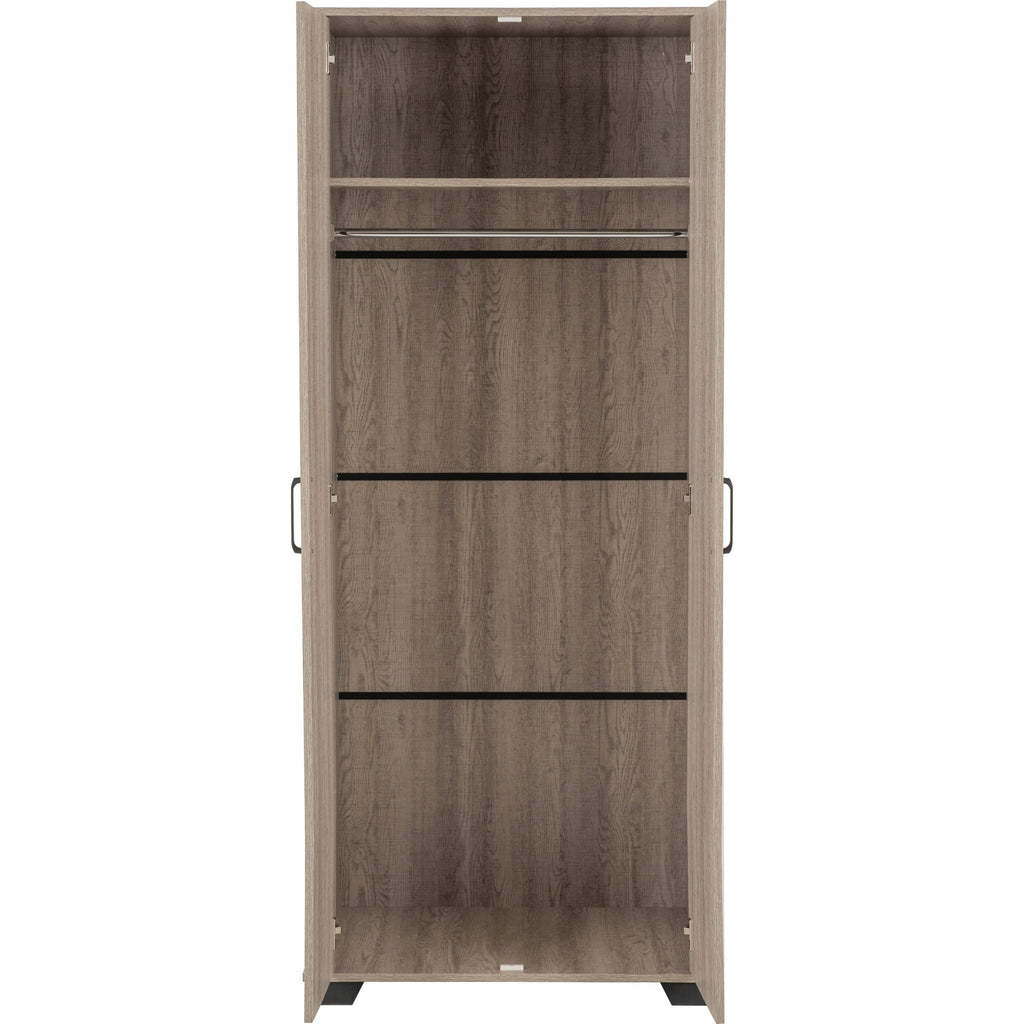 Oliver 2 Door Wardrobe - Light Oak Effect