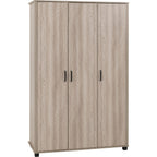 Oliver 3 Door Wardrobe - Light Oak Effect