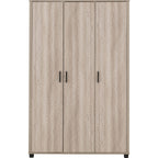 Oliver 3 Door Wardrobe - Light Oak Effect