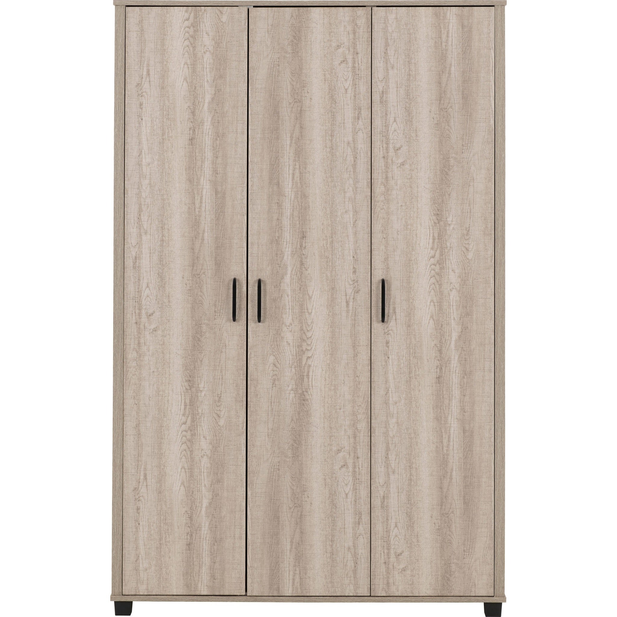 Oliver 3 Door Wardrobe - Light Oak Effect