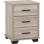 Oliver 4 Door Wardrobe Bedroom Set - Light Oak Effect