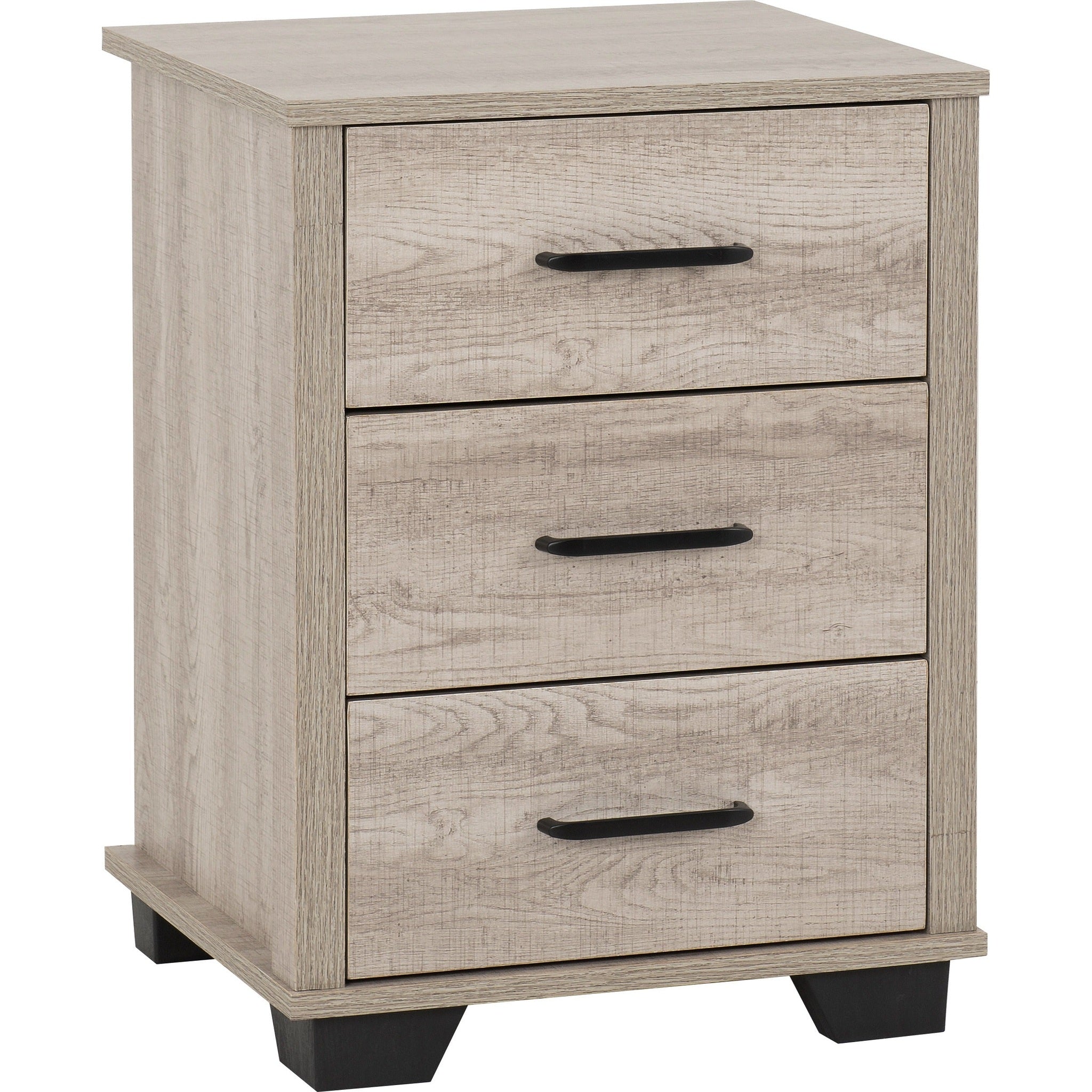 Oliver 4 Door Wardrobe Bedroom Set - Light Oak Effect