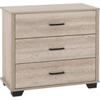 Oliver 4 Door Wardrobe Bedroom Set - Light Oak Effect