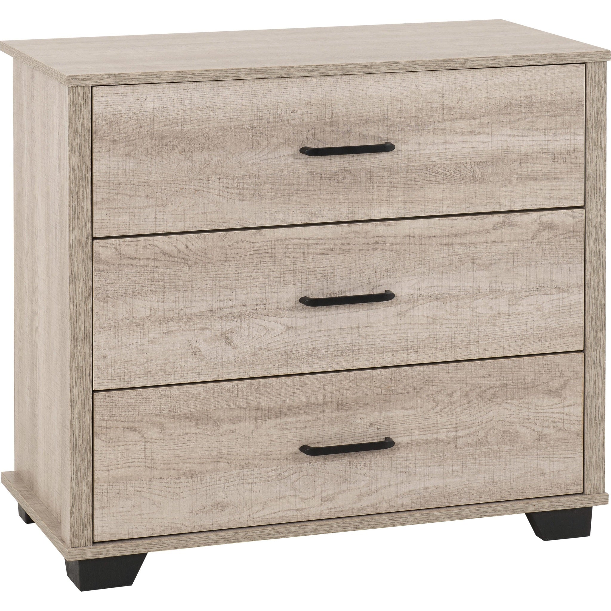 Oliver 4 Door Wardrobe Bedroom Set - Light Oak Effect