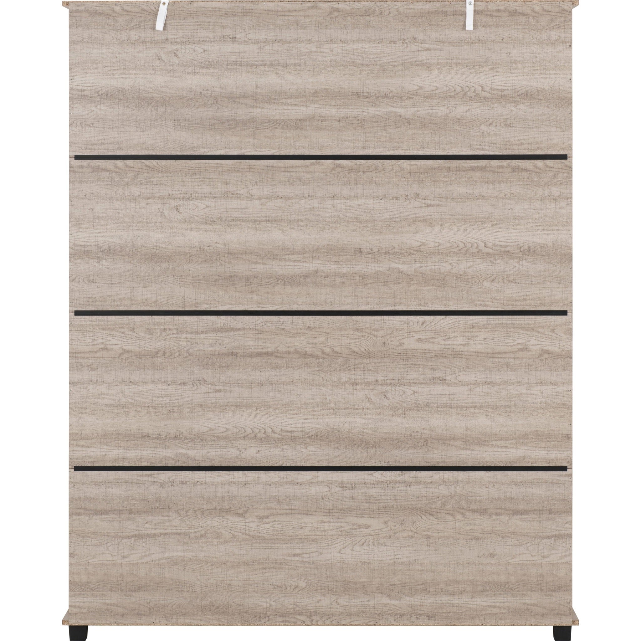 Oliver 4 Door Wardrobe - Light Oak Effect