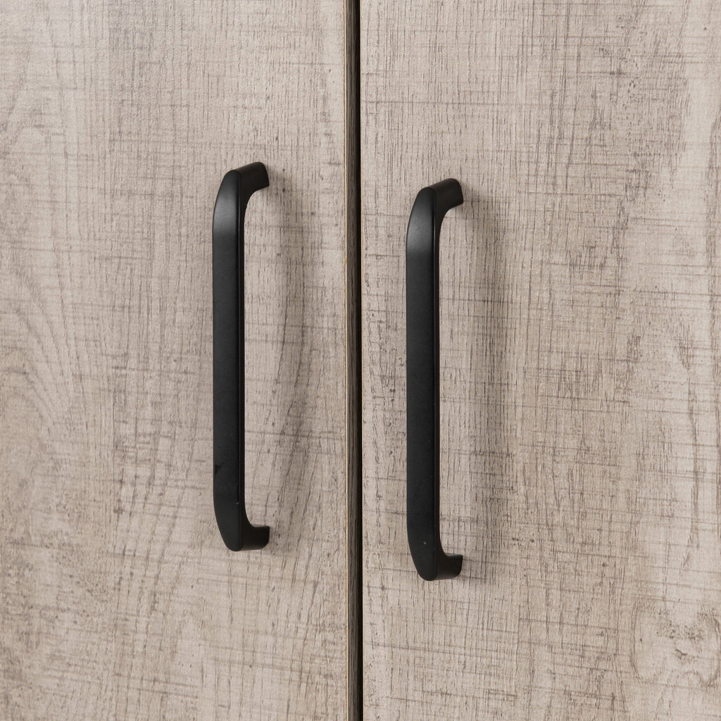 Oliver 4 Door Wardrobe - Light Oak Effect