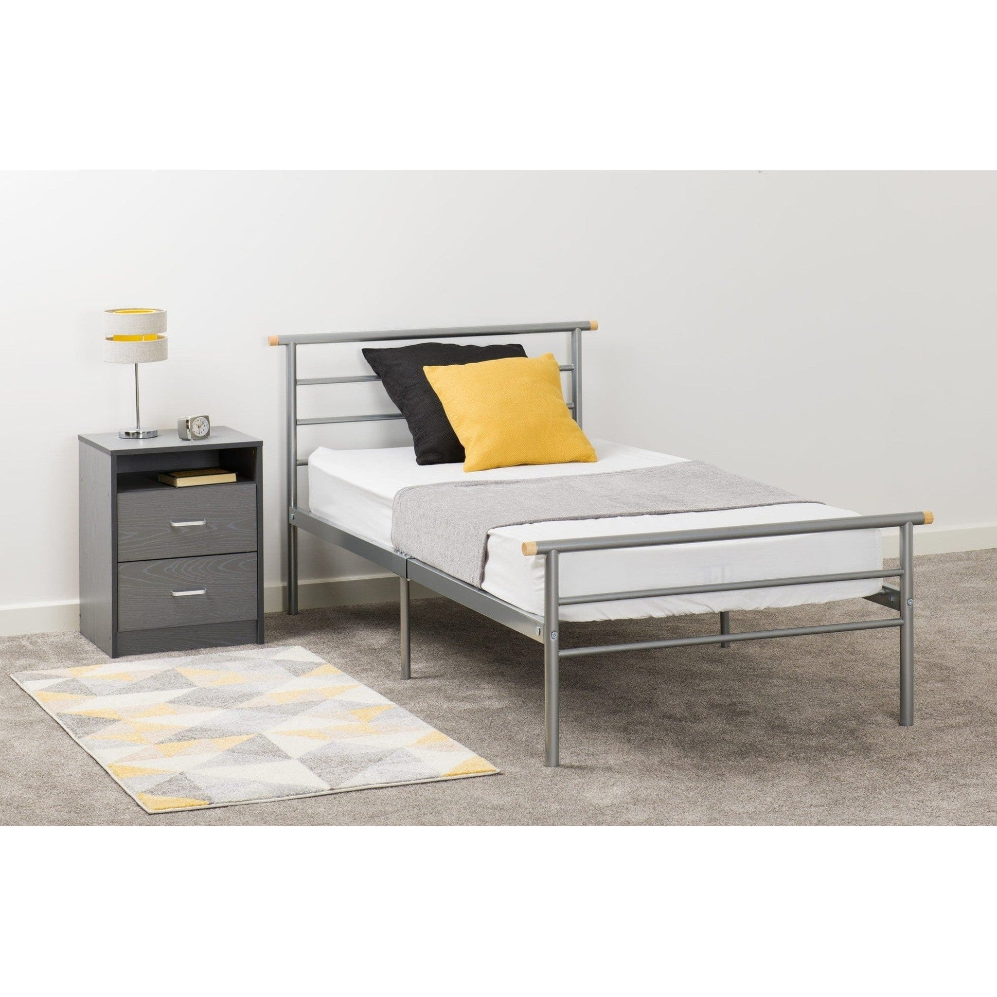 Orion 3' Bed - Silver