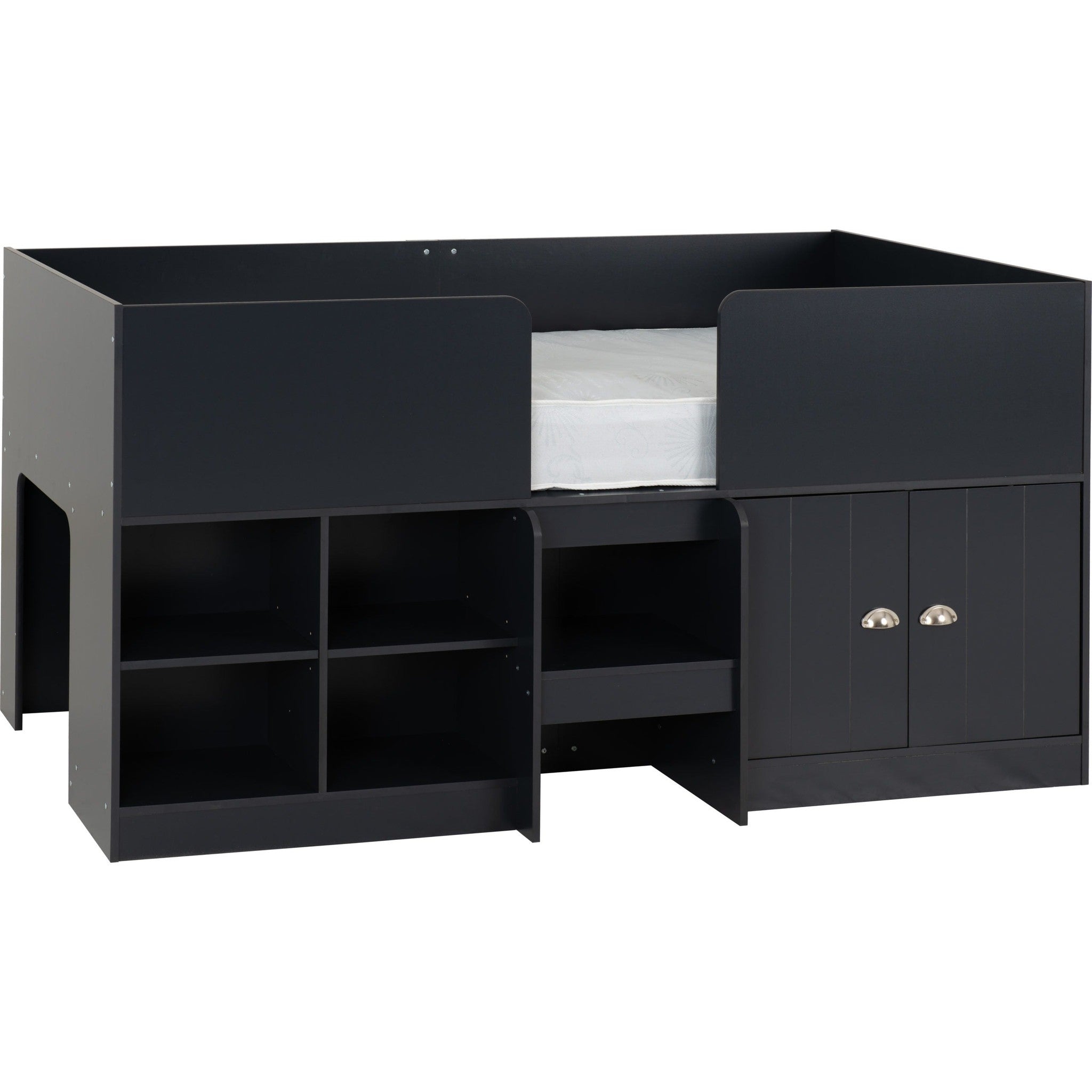 Orlando Low Sleeper Bed - Dark Grey