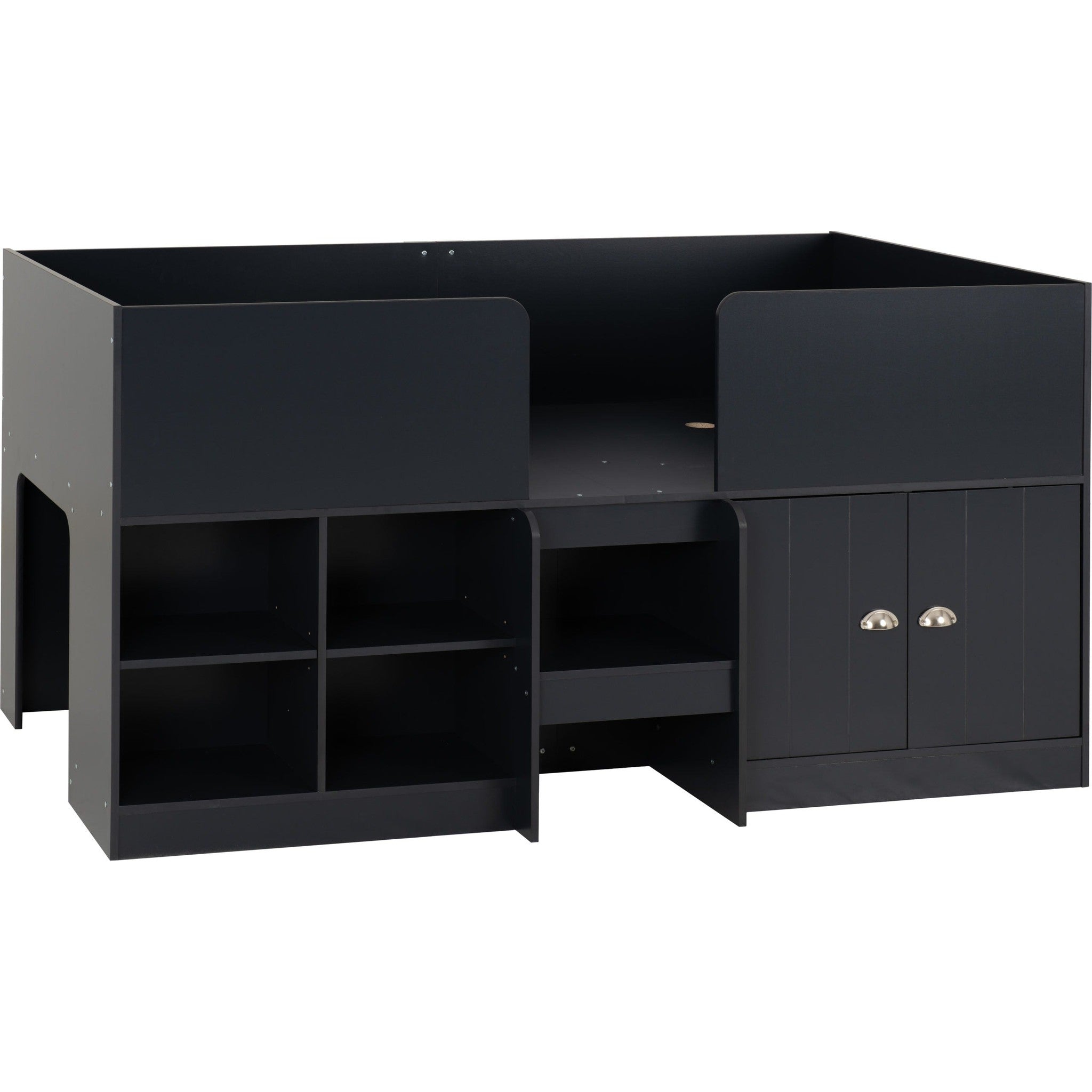 Orlando Low Sleeper Bed - Dark Grey