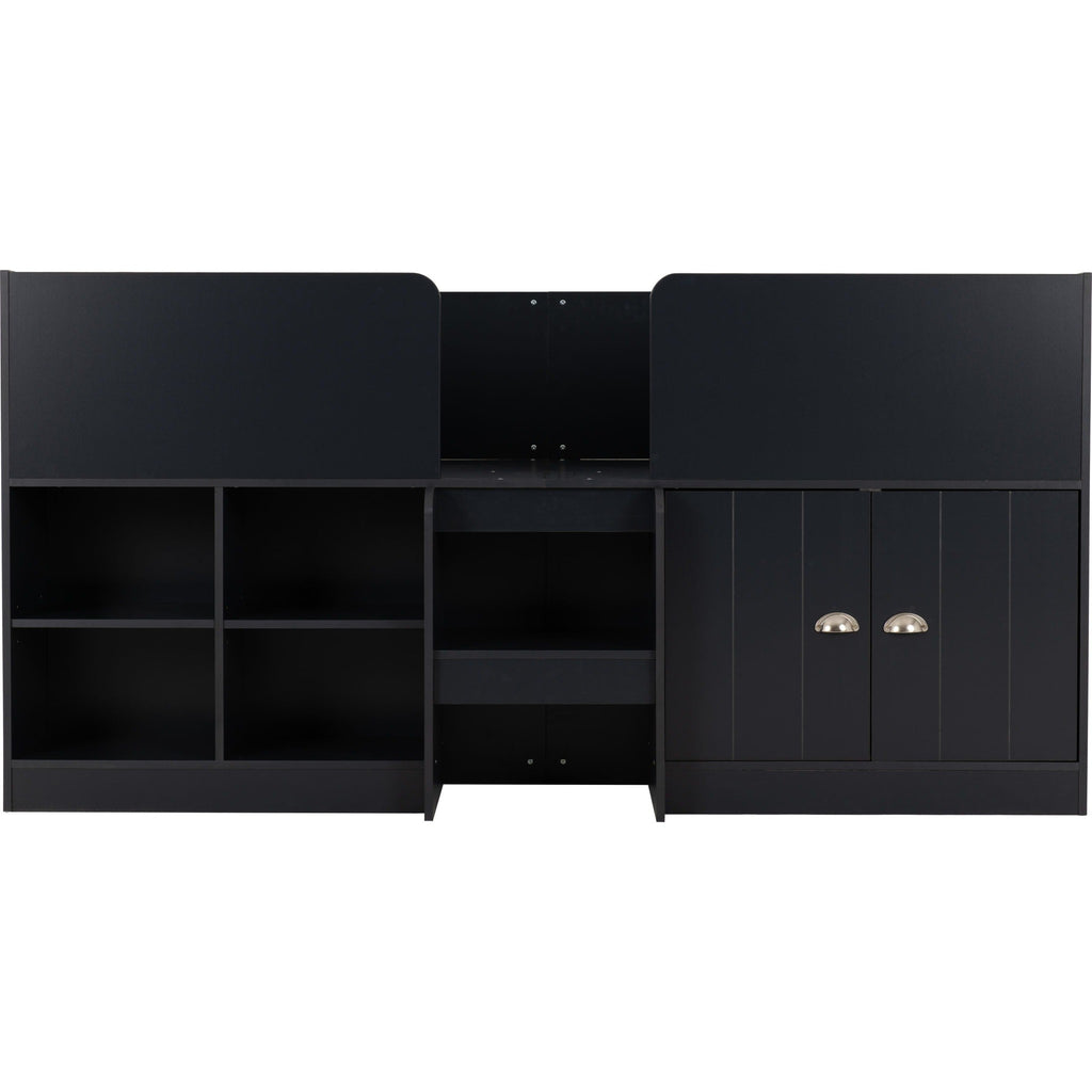 Orlando Low Sleeper Bed - Dark Grey