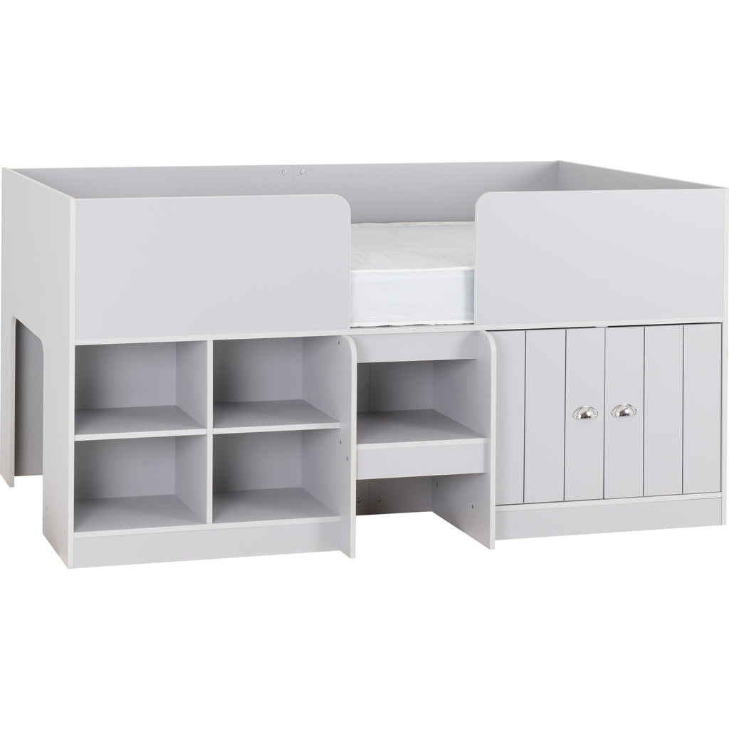 Orlando Low Sleeper Bed - Dove Grey