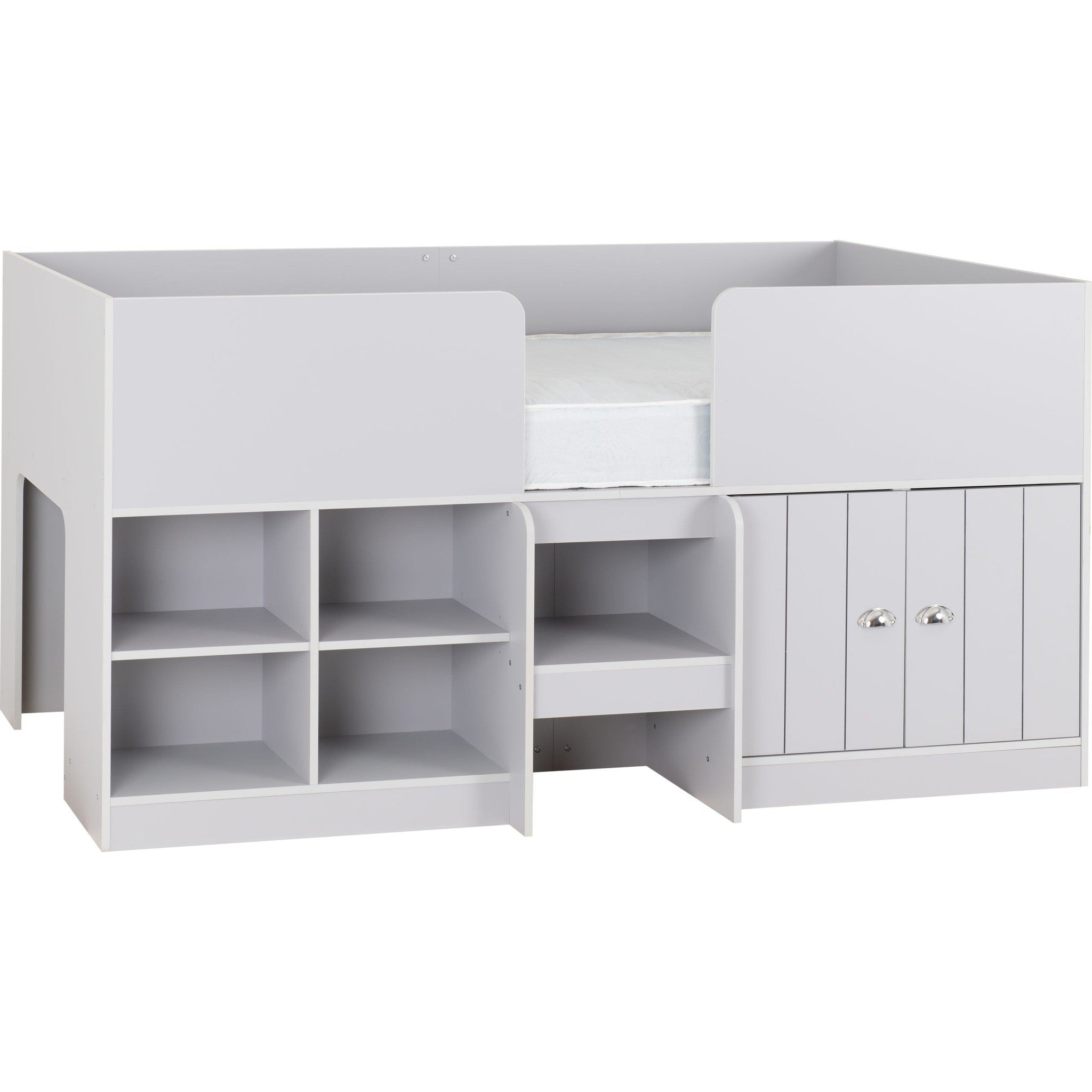 Orlando Low Sleeper Bed - Dove Grey