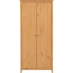Oslo 2 Door Wardrobe - Antique Pine