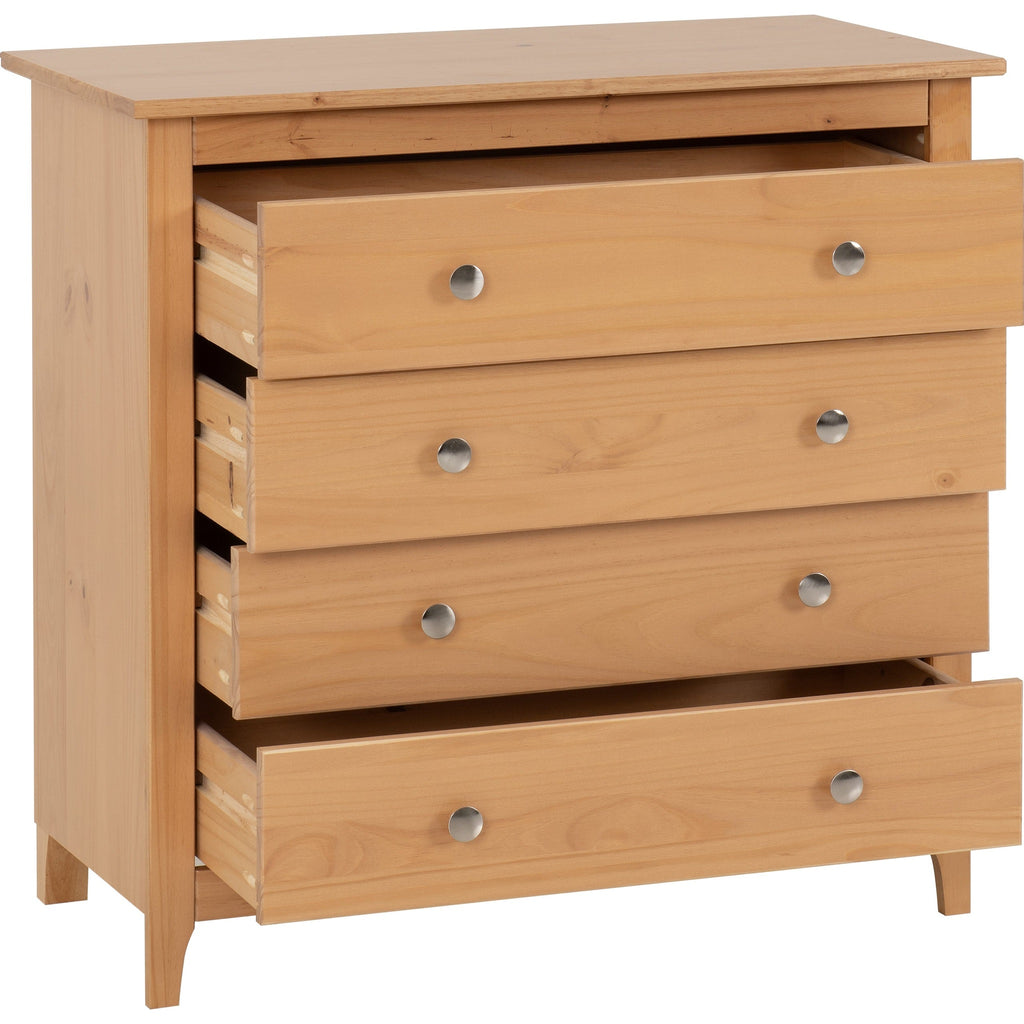 Oslo 4 Drawer Chest - Antique Pine