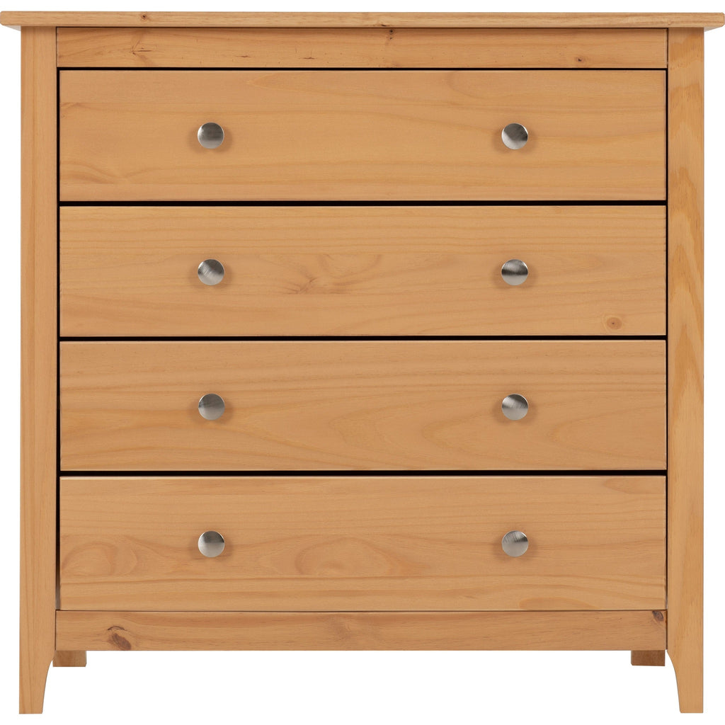 Oslo 4 Drawer Chest - Antique Pine