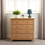 Oslo 4 Drawer Chest - Antique Pine