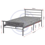 Orion 3' Bed - Silver