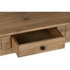 Panama 1 Drawer Coffee Table - Natural Wax