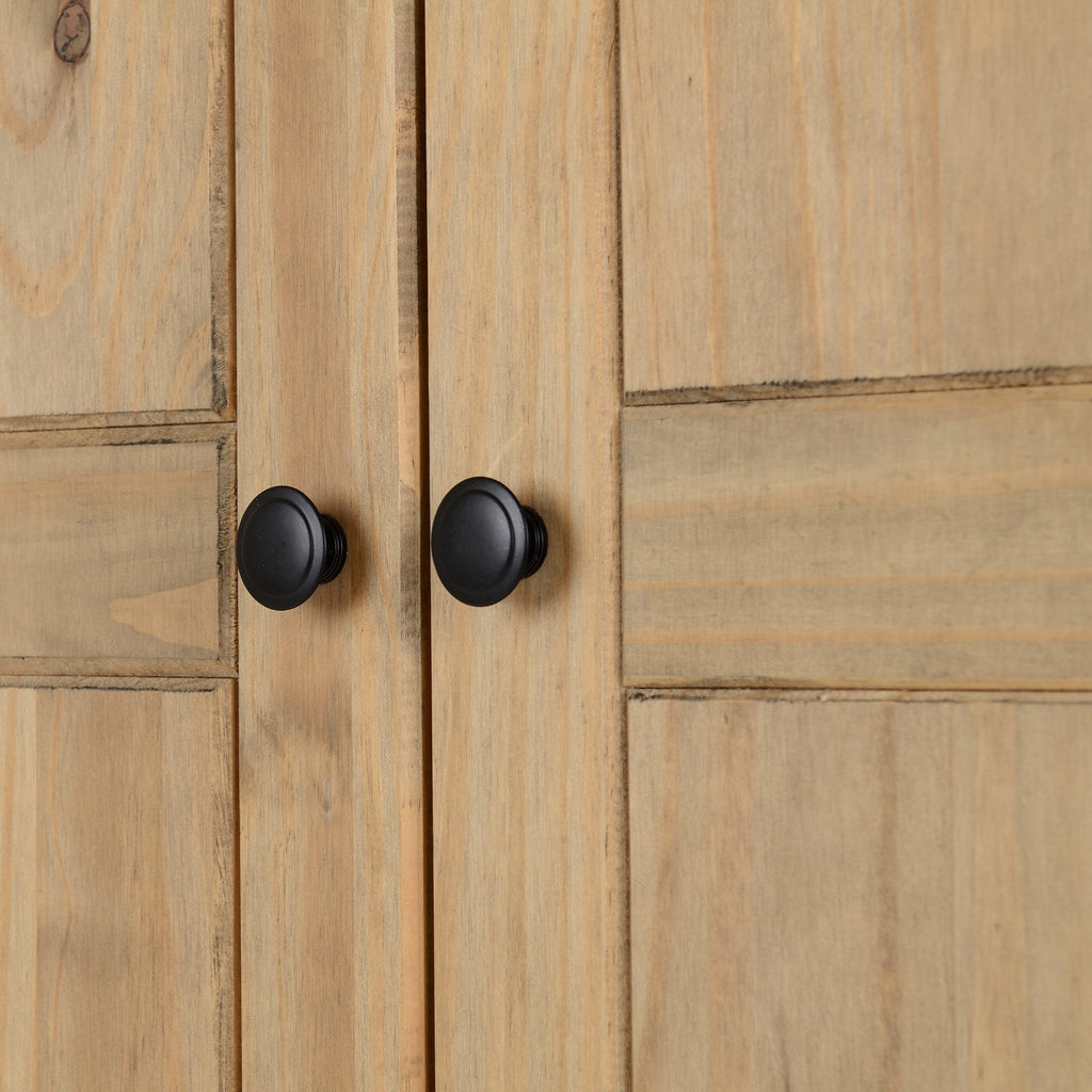Panama 2 Door Wardrobe - Natural Wax