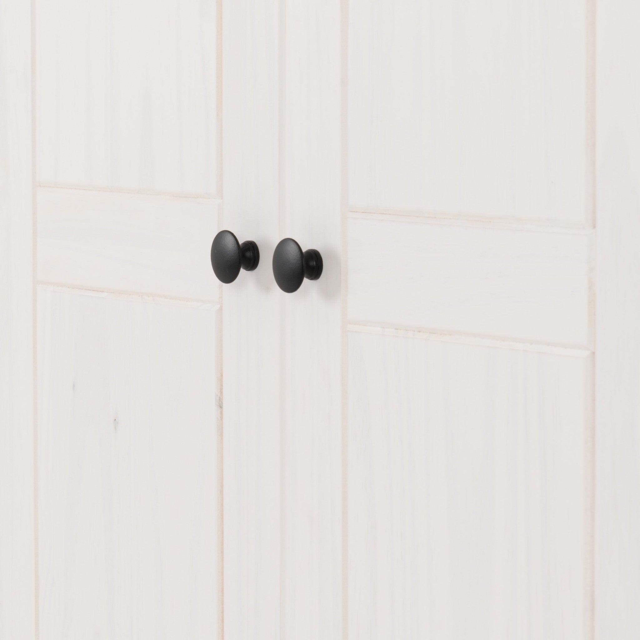 Panama 2 Door Wardrobe - White/Natural Wax