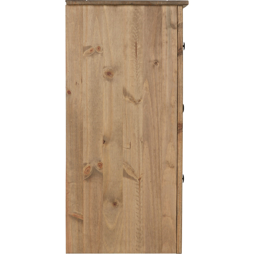 Panama 2+2 Drawer Chest - Natural Wax